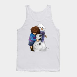 Happy Snowman Tank Top